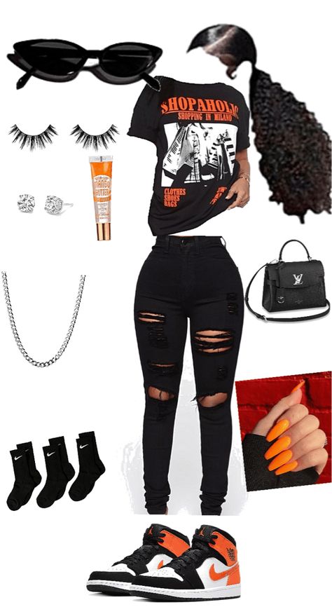 Baddie Clothing Ideas, Ideas To Wear To School, Psd Outfit Ideas, Cool Baddie Outfits, Swag Baddie Outfits, 2017 Outfits Baddie, Tomboy Astethic Outfits, Back To School Baddie Outfits, Corset Outfit Ideas Casual