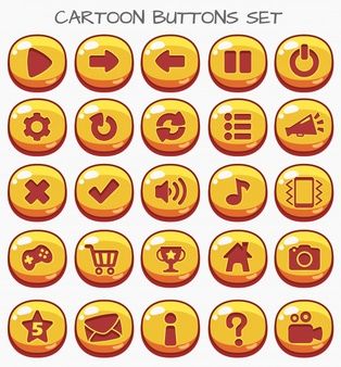 Game buttons Vectors, Photos and PSD files | Free Download Mobile App Games, Puzzle Game Ui, Game Icon Design, Ui Buttons, Premium Vector Cartoon, Ui Ux 디자인, Desain Ui, Game Gui, Vector Game