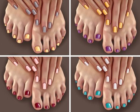 Manicure And Pedicure Color Combos, Mani Pedi Nail Color Combos, Manicure Pedicure Ideas Color Combos, Fingernail Toenail Combos, Manicure Pedicure Colors Combinations, Mani Pedi Pairings, Mani And Pedi Color Combos, Nail Pairings Color Combos, Matching Mani And Pedi Ideas