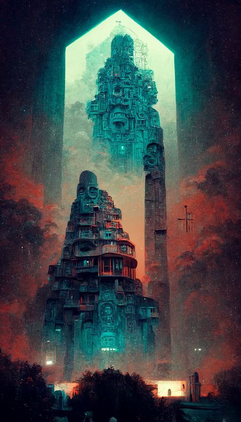 Fantasy Mexican City, Talocan City, Aztec Futurism, Aztec Landscape, Aztec Aesthetic, Ancient Underground City, Aztec Architecture, City Minecraft, Aztec City