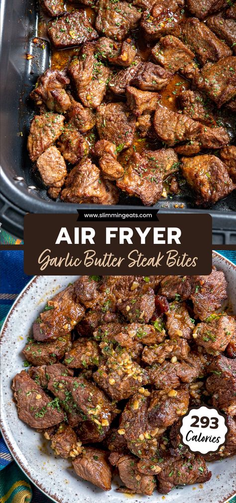 Air Fried Broccoli From Frozen, Air Fryer Chuck Steak, Same Ingredients Different Meals, Air Fryer Recipes High Protein, Steak And Potatoes Air Fryer, Air Fry Meal Prep, Fun Lunch Ideas For Adults, Air Fryer Kabobs, Air Fryer Steak Recipes