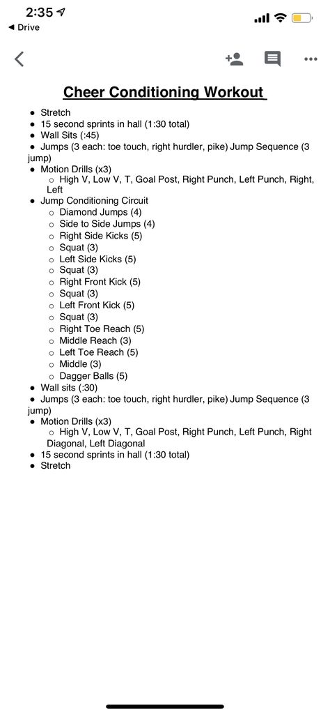 Cheerleader Diet Plan, Team Conditioning Workouts, Cheer Workouts At The Gym, Cheer Core Workout, What To Bring To Cheer Tryouts, Cheer Formations 10 People, Cheer Coach Practice Plan, First Cheer Practice Ideas, Elementary Cheer Coach