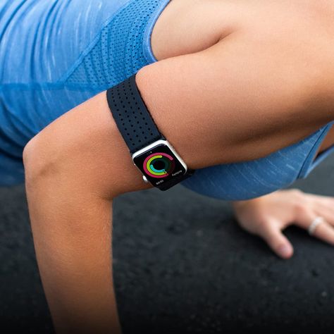 Best Apple Watch Bands For Working Out: Tefeca Breathable Sport Loop Arm and Ankle Band Best Apple Watch Bands, Apple Watch Bracelet Band, Apple Watch Bands For Women, Apple Watch Accessories Bands, Apple Watch Silver, Apple Watch Fitness, Cute Apple Watch Bands, Phone Arm Band, Apple Watch Bands Women