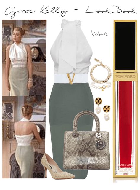 Grace Kelly Outfit | ShopLook Grace Kelly Fashion Casual, How To Dress Like A Modern Day Grace Kelly, How To Dress Like Grace Kelly, Grace Kelly Outfits Casual, Grace Kelly Inspired Outfits, Grace Kelly Casual Style, Grace Kelly Style Outfits, Grace Kelly Style Casual, Grace Kelly Aesthetic