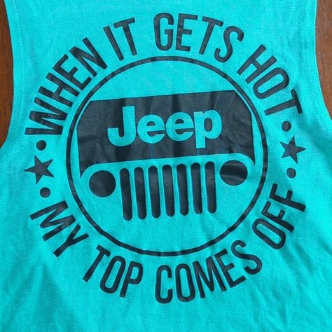 Jeep Tank Top Jeep T Shirts Ideas, Jeep Shirt Ideas, Jeep Tshirts, Jeep Tank Top, Jeep Clothing, Jeep Adventure, Jeep Things, Jeep Shirts, Jeep Ideas