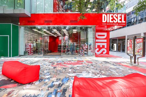 Diesel 'Find The D' Campaign Store Takeover Installation, Taikoo Li Sanlitun Beijing. Beijing, Diesel Store, Family Business