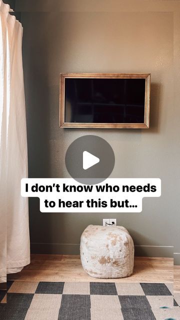 Home decor & easy DIY projects  | Jess on Instagram: "How to hide cords in your wall 🙈🤭  You’ll need 2 cord concealer face plates . Make 2 openings 1 near an outlet and the other near your tvs cord .   If you run into the same issue as me with the wood grab a drill, drill extension, and a drill spade bit and make a small hole. Just make sure there’s nothing on the wall creating elevation or you will drill through the wall 😂🙈  But I got you ! I show you how to fix that so it’s no biggie !   Now you can enjoy a cord free mounted TV .  Running a power cord through the wall isn’t up to code due to heat . My tv is more for decoration and I did it anyway, but I’ve linked another outlet cover that would be up to code for running a TV power cord through the wall on my LTK .   Comment outlet , Wall Mounted Tv Cable Management, Cover Tv Cords On Wall Mounted Tv, Cover Cords On Wall Mounted Tv, Wall Panel To Hide Tv Wires, Cover Wires On Wall, Creative Ways To Hide Cords, Hide Lamp Cords On Floor, How To Hide Lamp Cords, Hiding Cords On Wall