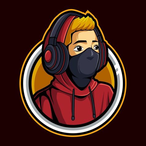 man headphones mascot logo gaming vector illustration Mascot Logo Gaming, Anime Mascot, Gumball Image, Gaming Profile Pictures, Logo Gaming, Adobe Photoshop Design, Youtube Banner Backgrounds, Youtube Banner Design, Hacker Wallpaper