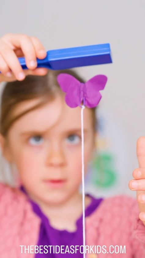 The Best Ideas for Kids on Instagram: “FLOATING BUTTERFLY 🦋😮 This simple science experiment is so amazingly cool! 😎 Follow me @bestideasforkids for more fun activities for…” Preschool Butterfly Activities, Butterfly Science Activities, Preschool Insects Activities, Spring Science Experiments, Spring Stem Activities, Spring Kids Activities, Science Activities For Toddlers, Simple Science Experiments, Butterfly Lessons