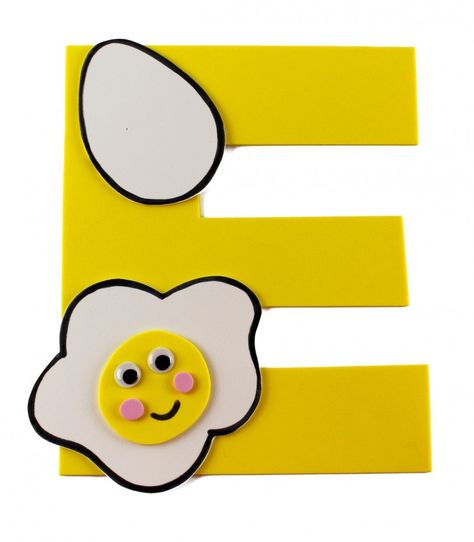 This week is my series of ABCs kids crafts featuring the Alphabet, we are doing a E is for Egg craft. These Alphabet Crafts For Kids are a fun way to introduce your child to the alphabet. E Is For Egg, Letter E Art, Letter E Craft, Abc Coloring Book, Crafts For Beginners, Preschool Letter Crafts, Alphabet Crafts Preschool, Abc Crafts, Alphabet Letter Crafts