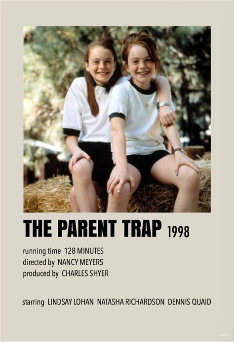 Minimalist/polaroid movie poster by me The Parent Trap, Indie Movie Posters, Photographie Indie, Film Netflix, Movie Card, Parent Trap, Iconic Movie Posters, Film Posters Minimalist, Film Poster Design