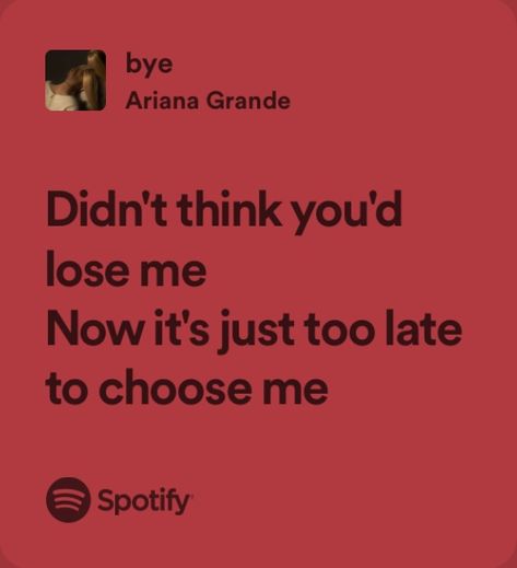 Bye Ariana Grande Ariana Grande Songs Lyrics, Ex Boyfriend Quotes, Ariana Grande Lyrics, Lyrics To Live By, Ariana Grande Songs, Taylor Swift Videos, Me Too Lyrics, Photo Editing Tricks, Eternal Sunshine