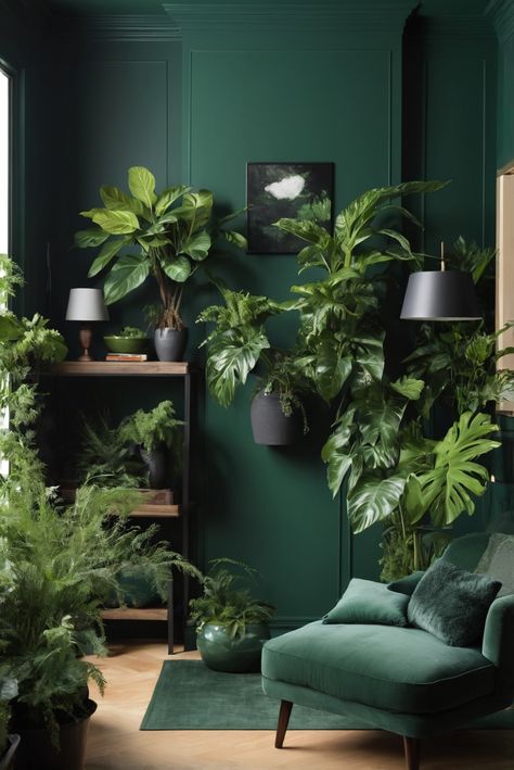 Discover how to elevate your space with lush dark green decor. Transform your home into a Verdant Haven with these interior designer daily routine tips.
#ad  


#ideasInspo
#wallpaint2024
 #color2024
 #DIYpainting
 ##DIYhomedecor
 #Fixhome Dark Green And Gold Decor, Dark Green Restroom, Green In Bathroom, Hunter Green Walls, Deep Green Bathroom, Dark Green Powder Room, Green Home Aesthetic, Moody Green Bathroom, Green And Gold Bathroom