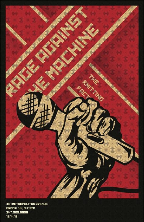 RAGE AGAINST THE MACHINE ! Basic Colours, Russian Constructivism, Propaganda Art, Poster Shop, Rage Against The Machine, Music Artwork, Tour Posters, Rock Posters, Propaganda Posters