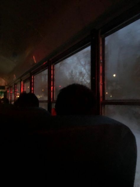 Foggy, dark, morning bus ride to school Spotify Playlist Cover, Frozen Pond, Night Bus, Skating Aesthetic, Tarot Card Spreads, Vibe Quote, Luxury Winter, Armadura Medieval, Kill Switch
