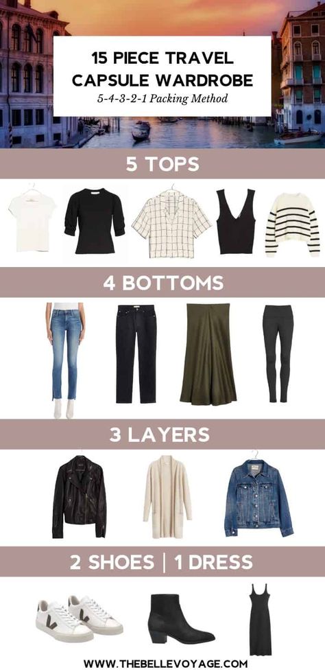 Ireland August Outfits, Summer In France Outfit, Closet Essentials For Women, Packing Capsule, Travel Capsule Wardrobe Spring, Capsule Wardrobe Examples, Europe Cruise, Europe Packing, Packing Wardrobe
