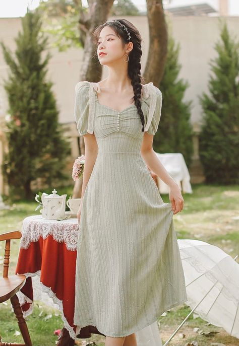 French Style Dresses, Cottage Core Dresses, French Style Dress, Cottage Dress, Vintage Prairie Dress, Cottagecore Dresses, Cottage Core Dress, French Dress, Dress Cottagecore