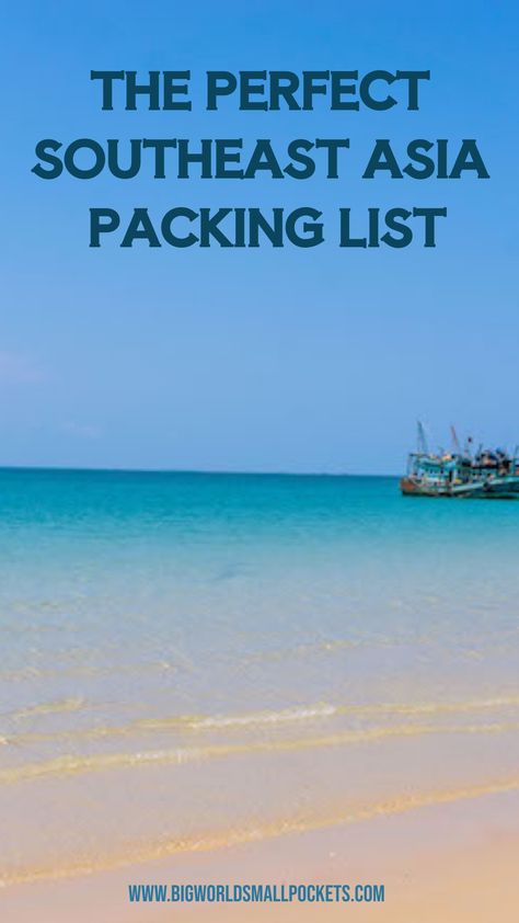 Explore this comprehensive packing list for South East Asia, meticulously crafted with backpackers and women in mind. This versatile guide can easily be customized to suit any traveler's needs. Whether you're embarking on an adventure or seeking practical tips, this list has you covered at every turn. Backpacking Tips, Packing Lists, Southeast Asia Packing, Southeast Asia Packing List, Asia Packing List, Asia Backpacking, Packing Guide, Long Term Travel, Volunteer Abroad