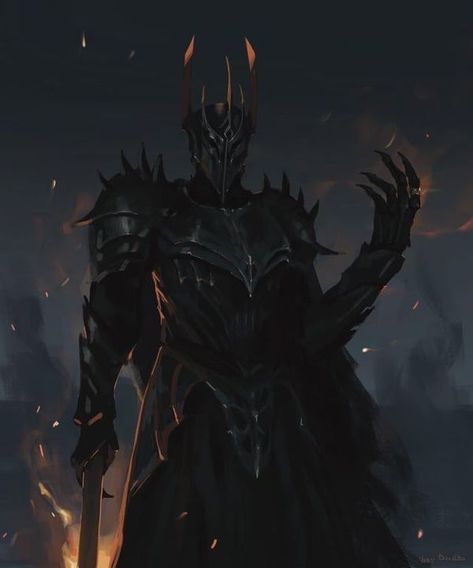 Elden Beast, Sauron Fanart, Sauron Lotr, Lord Sauron, The Dark Lord, Middle Earth Art, Dark Warrior, Lotr Art, Tolkien Art