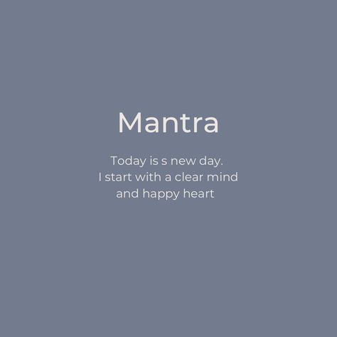 Mantra positive life ! Mantra of the day. #quotes #quoteoftheday #mantra #lifegoals #positivevibes Mantras For Positive Energy, Life Mantra, Short Positive Quotes, Mantra For Good Health, Yoga Inspiration Quotes, Morning Mantra, Mantra Quotes, Daily Quotes Positive, Healing Mantras