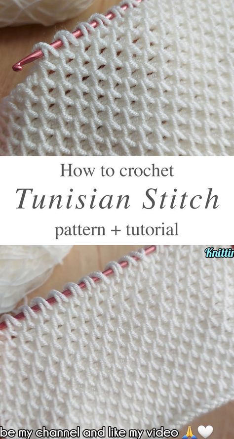 Tunisian Crochet Stitch You Should Learn - CrochetBeja