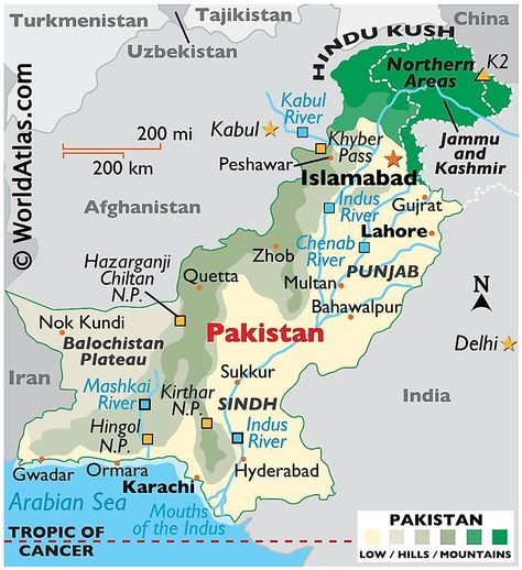 Pakistan Maps & Facts - World Atlas Pakistan Map, Bus Simulator Indonesia Livery Kerala, Islamic Life, Pakistan Flag, Western Borders, Poetry Pic, Dry Desert, Physical Map, Geography Map