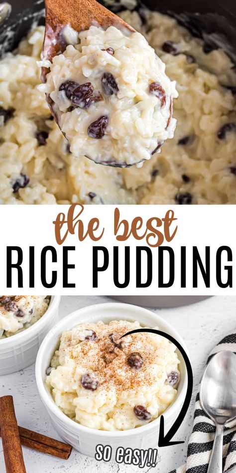 Pie, Uncle Bens Rice Pudding Recipe, Condensed Milk Rice Pudding, Minute Rice Pudding Recipe, Rice Pudding With Raisins, Rice Pudding With Cooked Rice, Custard Rice Pudding, Best Rice Pudding, Milk Rice Pudding