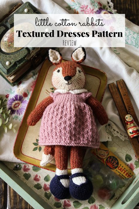 Amigurumi Patterns, Knit Purl Stitches, Middle Aged Woman, Knitting Amigurumi, Dresses Pattern, Rose Crochet, Fox Toys, Little Cotton Rabbits, Knitting Patterns Toys