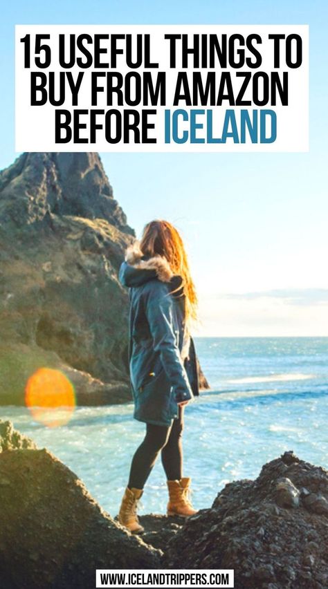 15 Useful Things to Buy from Amazon Before Iceland What To Buy From Amazon, Things To Buy From Amazon, Iceland Shopping, Iceland In April, Iceland In January, Iceland In June, Iceland In May, What To Pack For Iceland, Amazon Travel Must Haves