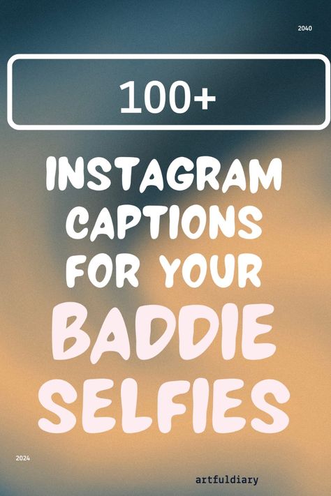 Elevate your Instagram game with these captions for baddie selfies! From aesthetic captions for your pics to captions for back poses, find the perfect words to complement your standout look. Choose from cute date captions Instagram for your memorable outings, or rock an Insta outfit caption that showcases your style. Whether you need aesthetic pic captions for Instagram or quotes for random pictures, these ideas will make your posts pop. Get inspired with Instagram caption ideas that blend flair and confidence effortlessly.  #BaddieSelfieCaptions #AestheticCaptions #SelfieQuotes #InstaOutfitCaption #DateCaptions #InstagramCaptions #SelfPicCaptions #AestheticInstaCaptions #CaptionsForPictures