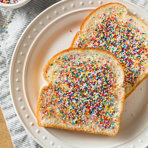 National Fairy Bread Day is on the 24th of November, just around the corner, have you got all your supplies? Ready-to-bake pastry, dough and butter are available at MBL Food & packaging. Massive range of bulk to check out, browse them on www.mbl.com.au. To order, please contact us for more information on ⁠ sales@mbl.com.au or phone 08 9334 9600. #MBLFoodAndPackaging⁠ #FoodService⁠ #MBLFoodService⁠ #WesternAustralia #nationalfairybreadday #sprinkles #bakery #wholesale Essen, Australian Snacks, Fairy Food, Fairy Bread, Yummy Comfort Food, Pastry Dough, Milk Recipes, No Bake Treats, Cafe Food
