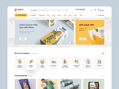 Logo Design Set, Directory Design, Mobile App Design Inspiration, Organic Groceries, Ecommerce Web Design, Ecommerce Web, Ecommerce Design, App Design Inspiration, Ui Design Inspiration