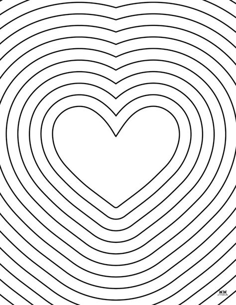 Printable Valentine_s Day Coloring Page-Page 10 Colouring Templates For Adults, Printable Coloring Pages For Adults Simple, Indie Coloring Pages, Adult Coloring Pages Simple, Coloring Pages Heart, Couple Coloring Pages, Hearts Coloring Pages, Aesthetic Colouring Pages Printable, Free Printable Valentines Tags