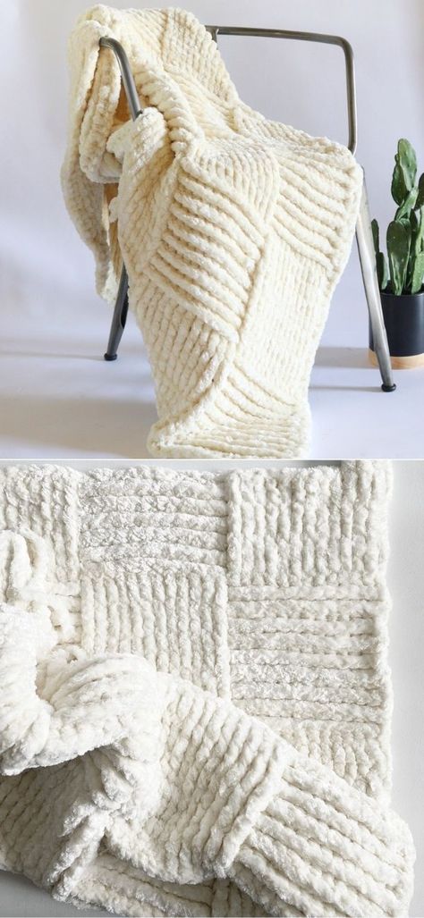 Comfy and Modern Winter Crochet Blankets.We all love chunky and soft blankies, right? If so, definitely check out this gorgeous throw in the pictures below made by daisyfarmcrafts.com. It's plushy, bulky and so fast to crochet! It looks amazing and is just bound to become a snuggly, cuddly favorite in your family room, bedroom or anywhere else in the house! #freecrochetpattern #blanket #throw Crochet Soft Blanket Patterns, Crochet Blanket For Adults, Crochet Living Room Blanket, Crochet Wedding Gift Blankets, Comfy Crochet Blanket, Crochet Afghan Patterns Free Bernat Blanket Yarn, Jumbo 7 Yarn Crochet Patterns Blanket, Texture Crochet Blanket Pattern, Jumbo Yarn Crochet Pattern Free