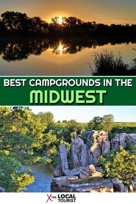 Need a new camping adventure? Check out the best places to camp in the Midwest. These Midwest campgrounds will have you on the road and eating 'smores in no time.#MidwestCamping #camping#campgrounds #USATravel#midwesttravel Midwest Rv Trips, Midwest Vacations, American Midwest, Best Rv Parks, Rv Trips, Tent Living, Rv Parks And Campgrounds, Rv Campgrounds, Best Campgrounds