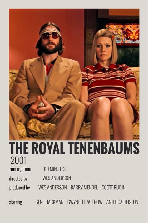 the royal tenenbaums polaroid poster by summersorrows Wes Anderson Movies Posters, Wes Anderson Poster, Gwenyth Paltrow, Indie Movie Posters, Crying At Night, Danny Glover, Wes Anderson Movies, Ben Stiller, Anjelica Huston