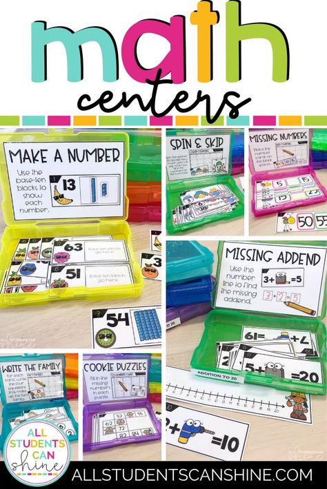 First Grade Math Homeschool, First Grade Math Lessons, Centers Ideas For Second Grade, 2nd Grade Math Rotations, Math Centers 2nd Grade Work Stations, Math Lesson Kindergarten, Grade 2 Centers, Grade 3 Math Games, 1st Grade Math Centers Work Stations