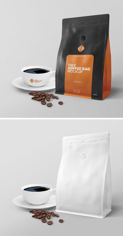 The aroma of coffee also attracts us and being a designer it also works as a fuel of the brain. For all designers cum coffee lovers, today we are presenting an amazing minimal free coffee bag packaging mockup. Fully Customisable coffee bag and cup mockup with transparent shadow.   #free #freebie #mockup #packaging #branding #coffeebag #bag #coffee Coffee Brand Mockup, Coffee Packet Design, Coffee Bag Mockup, Coffee Packaging Mockup, Coffee Box Design, Coffee Bag Ideas, Coffee Packaging Design Branding, Popsicles Packaging, Coffee Bag Packaging