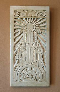 Art Deco Desen, Bas Relief Art, Relief Tiles, Relief Tile, Art Deco Ideas, Art Deco Artwork, Art Deco Patterns, Relief Art, Art Deco Inspiration