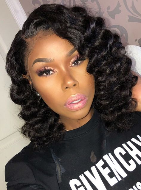 Weave Bob Hairstyles, Hd Lace Wigs, Affordable Wigs, Indian Remy Hair, Deep Wave Hairstyles, Hair Crush, Deep Wave, Hd Lace, Natural Hair Color