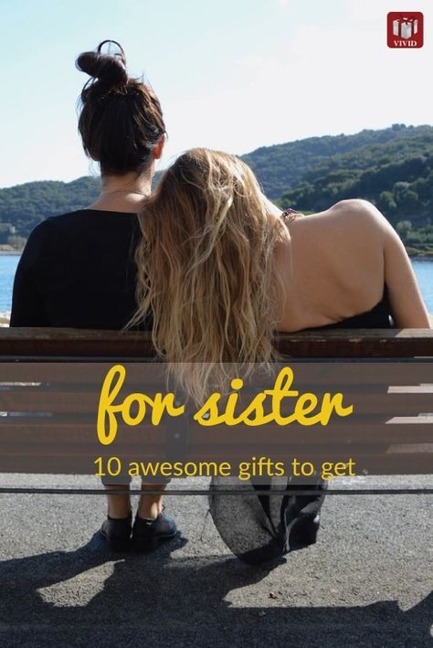 Feel grateful for having a loving sister? Show her some love on her birthday, Christmas, or Siblings Day. Here are 10 cute and affordable gifts for sister. Gift Ideas For Sisters, Sister Christmas Presents, Siblings Day, Gifts Sister, Unique Gifts For Sister, National Sibling Day, Soul Sisters Gifts, Gifts To Buy, Trending Christmas Gifts