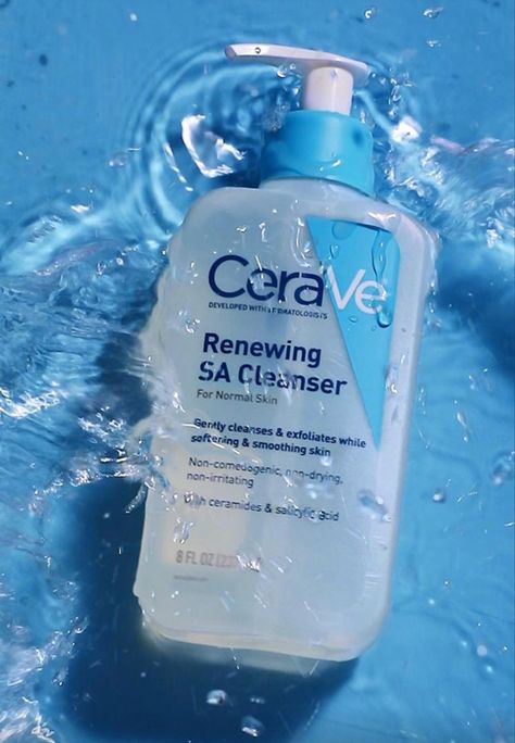 Cerave Sa Lotion, Cerave Renewing Sa Cleanser, Benzoyl Peroxide Cleanser, Rough And Bumpy Skin, Cerave Moisturizing Lotion, Salicylic Acid Cleanser, Exfoliating Face Wash, Cosmetic Creative, Acne Skincare