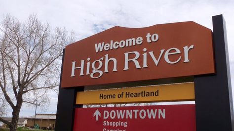 High River doubles as 'Hudson' for filming. Holiday Destinations, Heartland Ranch, Heartland Cast, Dude Ranch, Star Trek Ships, Dream Holiday, Alberta Canada, Canada Travel, Heartland
