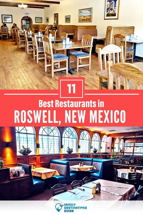 Want to see the best restaurants in Roswell, NM? We’re FamilyDestinationsGuide, and we’re here to help: From incredible brunch spots and amazing places to eat dinner, to local foodie spots and hidden gems, discover the BEST Roswell restaurants - so you get memories that last a lifetime! #roswell #roswellrestaurants #restaurantsinroswell #bestrestaurantsinroswell #placestoeatroswell Mexico, New Mexico Restaurants, Artesia New Mexico, Cloudcroft New Mexico, Mexico Restaurants, New Mexico Road Trip, Lunch Places, Southwest Travel, Ruidoso New Mexico