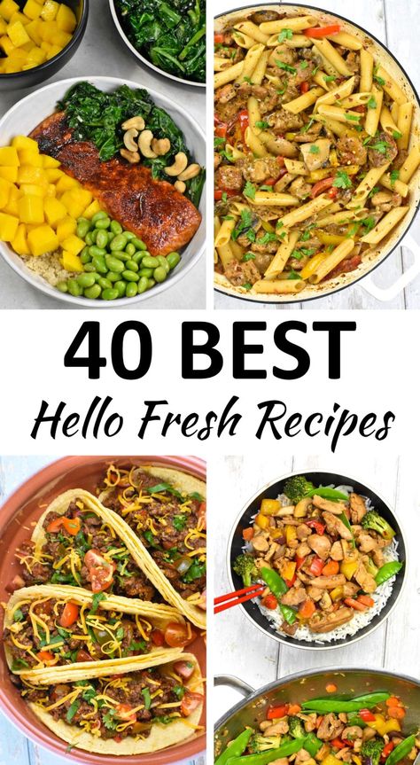 Essen, Best Hello Fresh Recipes, Hello Fresh Chicken, Hello Fresh Dinners, Hello Fresh Recipes, Fresh Recipes, Hello Fresh, Meal Kit, Steak Dinner