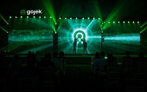 GOJEK - GOCAR PROTECT on Behance Launch Gimmick Idea, Kickoff Event Ideas, Event Launch Gimmick, Opening Ceremony Ideas, Cumi Cumi, Architect Logo, Opening Scene, Photo Games, Event Stage