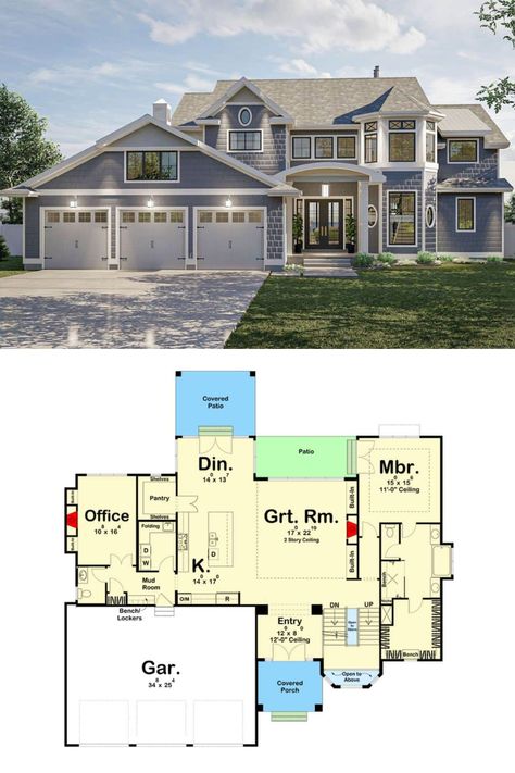 House Blueprints 6 Bedroom 2 Story, 6 Bed House Floor Plans, House Layouts 2 Story 5 Bedrooms, Large Suburban House Floor Plan, Large American House, 6 Bedroom 2 Story House Plans, 6 Bedroom Home Floor Plans, Custom Home Floor Plans 2 Story, Two Story House Plans With Basement