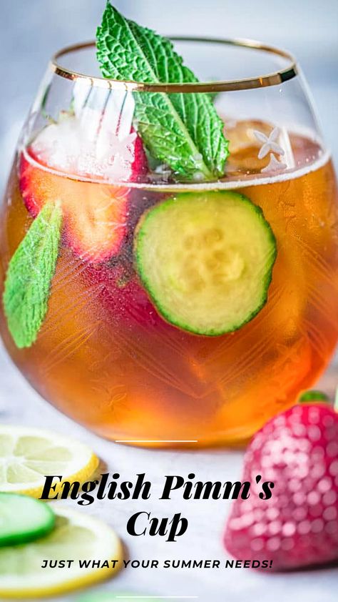 Pims Cocktail, Pimms Recipe, Pineapple Cocktail Recipes, Pimms And Lemonade, Pimms Cocktail, Pimm's Cup, Tea Fragrance, Pimms Cup, Frozen Cocktail Recipes