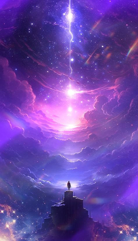 I am becoming the person I've always wanted to be 🌌 . Created by #midjourney & Illustrator at Avra Global . . #art #luciddream #spiritualart #spirituality #space #universe #sky #stars #eternal #surrealism #surrealart #midjourneyart #digitalart #aiart Spiritual Universe Wallpaper, Spiritual Realm Art, Spiritual Artwork Universe, Lucid Dreaming Art Drawings, Spirit World Aesthetic, Dreamy Poster Design, Believer Wallpaper, Universe Digital Art, Lucid Dreaming Art