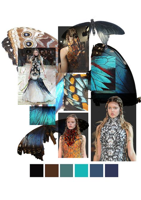 Research Images for Fashion Design (2) Surface Pattern Design Moodboard, Butterfly theme Fashion Sketchbook, Mood Board Fashion Inspiration, Fashion Design Inspiration, Fashion Portfolio Layout, Sketchbook Layout, Textil Design, Fashion Design Sketchbook, Fashion Design Portfolio, Fashion Inspiration Board